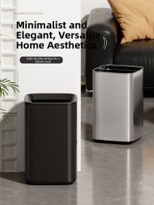 Mavobo | Stainless Steel Home Trash Can Large Capacity
