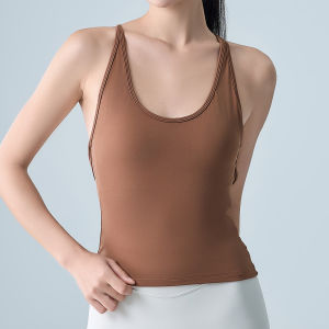 YANSE | Padded Slim Fit Sport Vest Top