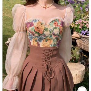 TM 1870 Blouse Fellian bustier crop top import