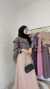 GAMIS MICHELLE SUPERNOVA(ADEM) gamis kekinian wanita