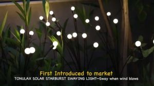 Solar Firefly Light LED Outdoor Lights: Waterproof Solar Powered Firefly Lights