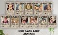 Poster One Piece Bounty/Poster One Piece isi 10pcs ukuran A4. 
