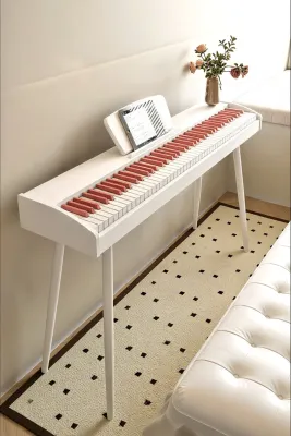 BEETHOSTAR | White Digital Piano 88 Weighted Keys