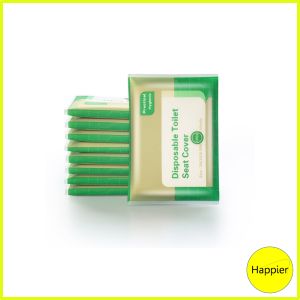 10 Miếng Giấy Lót Bồn Cầu Phủ Toilet Dùng 1 Lần