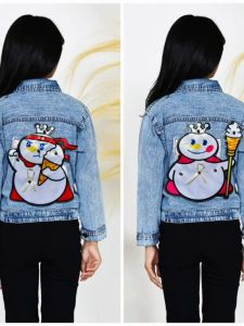 Jaket Anak Perempuan Jeans Keren