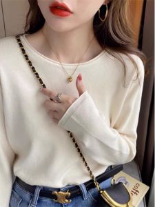 Elegant Matching Slim Fit Long Sleeve Knit Tshirt