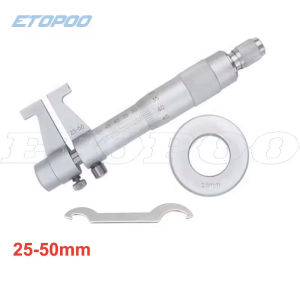 Máy Đo Vít Micromet Bên Trong Hệ Mét 5-30/25-50/50-75/75-100mm Dụng Cụ Đo Cacbua Chất Lượng Cao Để Gia Công Kim Loại