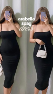 ARABELLA BEST SELLER CASUAL SPAG DRESS FOR LADIES FREE SIZE MIDI DRESS
