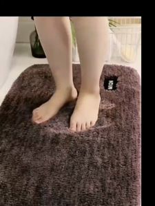 KEECCI พรมเช็ดเท้า ผ้าเช็ดเท้า พรมเช็ดเท้าห้องน้ํา ดูดซึมน้ำได้ 3 เท่า ขนาด 40x60/50x80 ซม. สบายเท้า กันลื่น พร้อมส่ง