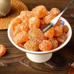 Licorice Flavored Dried Kumquats Snack