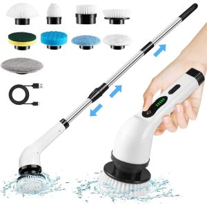 ANENG | Multifunctional Electric Cleaning Brush Electric Cordless Spin Scrubber Toilet Mops Portable Cleaning Tool For Kitchen/Bathroom