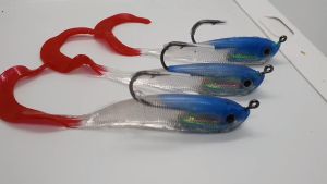 Mồi giả cá mềm câu lure cá LócChẽmMú SOFTDAIT 10cm/15g (một bịch 5 con)