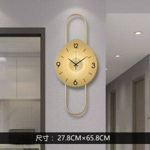 นาฬิกาตั้งผนังแบบควอตซ์สไตล์โมเดิร์นเรียบง่ายที่สร้างสรรค์สำหรับห้องนั่งเล่น ตกแต่งด้วยกริด นาฬิกาแบบมีสายเดี่ยว