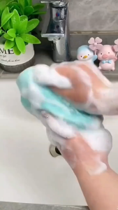 Foam mesh bag Bubble Net bilayer Bath ball