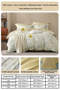 Mercury | 100% Cotton Floral Printed Bedding Set