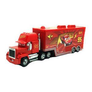 Takara Tomy | Pixar Cars Lightning McQueen Storm Jackson Mack Container Truck 1/55 Ratio Die Casting Alloy Cars Model Toys Truck Child Gifts