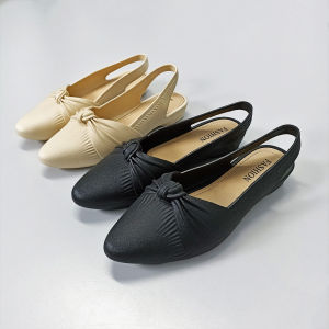 Wolf.id SPT-69 Sandal Fashion Wanita Kasual Woman Flat Shoes Cewek Kantor Jalan Model Pita BISA COD