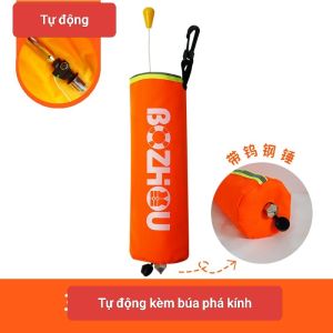 Phao cứu sinh tự động rơi xuống nước tự bung phao phá kính khẩn cấp cho oto dùng trong trường hợp khẩn cấp
