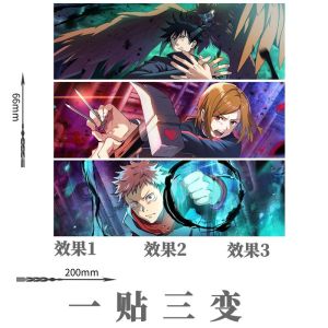 Tự Động Chuyển Màu Naruto Sticker Túi Mắt Viết Lồng Đèn Uchiha 3D Chuyển Động Tự Làm Hình Ảnh Hoạt Hình Trang Trí Nhà