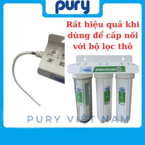 Dây cấp nước tán nhựa không gỉ dây dẫn dẻo chịu phèn mặn dây cấp nước Lavabo bộ lọc nước thô