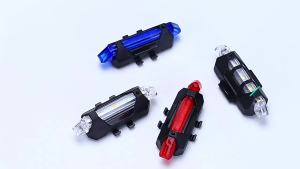ไฟท้ายจักรยาน LED ชาร์จ USB ได้ไฟท้ายรถจักรยานจักรยานกันน้ำขี่จักรยานไฟสัญญาณเตือน
