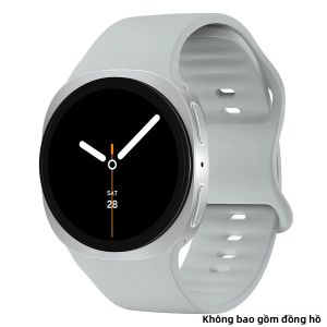 Dây Đeo Thể Thao Bằng Silicon Vòng Đeo Tay Cho Samsung Galaxy Watch 8 9 44mm 40mm Watch 8 Classic 46mm Band Correa Phụ Kiện