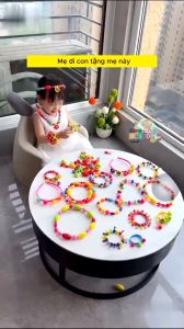 Đồ Chơi Lắp GhépHộp Xâu Vòng Hạt Trang Sức Pop 550 Chi Tiết Cho Bé Gái Làm Vòng Tay Vòng Cổ Bờm Dễ Thương-Tiệm Nhà Sóc 2023