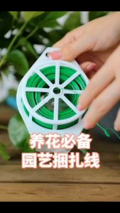 Horticultural tie wire wire thread climbing pergola plastic wrapping belt cutting silk plant binding wire flower tie strap