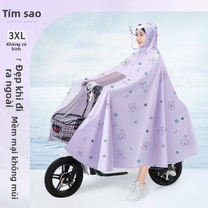 WEICHENGNEI | Áo Mưa Toàn Thân Bảo Vệ Tránh Mưa Dày cho Người Đi Xe
