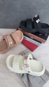 Soft Cloud Sandal wedges sandal wanita terbaru sandal jelly sepatu jelly sol tebal empuk lembut nyaman tidak licin bahan ringan