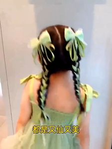 กิ๊บติดผมแฟชั่นนางฟ้าสำหรับเด็กริบบิ้นโบว์กิ๊บน่ารักอุปกรณ์ผม