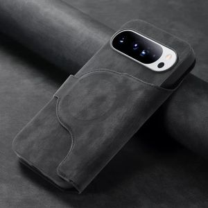 LS | Card Wallet Magnetic 2 In 1 Detachable Flip Card Slots Leather Case For Magsafe Google 10 11 Pro XL 6 7 8 9 Pro XL 7A 8A 9A 6A