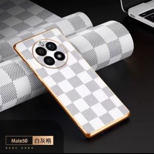 Applicable to Huawei Mate50pro Phone Case Classy Leather Mate50 New Lens All-Inclusive Drop-Resistant Mete High-End Ultra-Thin Protective Case Mate Mt Business Mens Case Por Internet Celebrity Female Fashion