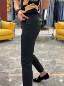 Early Autumn Fashion Personality Solid Color Skinny Casual Suit Pants