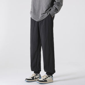 Quần Dài Ống Rộng Phong Cách Mỹ Rộng Rãi Cho Nam Mùa Xuân Thu Quần Dài Thường Ngày Cho Thanh Thiếu Niên Quần Dài Thoải Mái