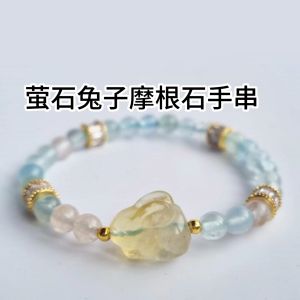 D10 D46 fluorite rabbit with morganite