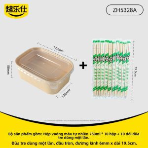 KAULUS | Hộp Giấy Dùng Một Lần Cho Bữa Picnic