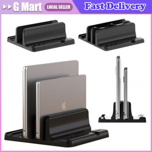 Optimal Universal Laptop Vertical Stand Black Adjustable Stand For Pc Laptop Computer Tablet Laptop Stand Foldable Portable Vertical Laptop Stand for Notebook Laptop Holder
