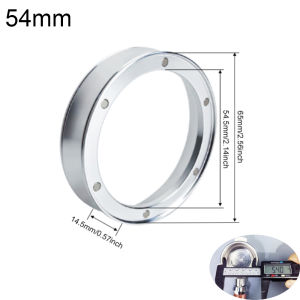 6 Magnetic Espresso Coffee Dosing Ring - Dosing Funnel Aluminum with 6 Magnets Fits 51/54/58/58.5mm Portafilter
