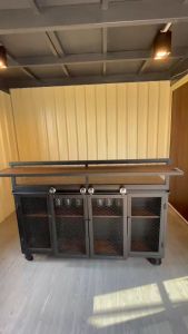 เคาร์เตอร์ บาร์ 150x50x90 ระดับ 20cm เคาร์เตอร์กาแฟ เคาร์เตอร์ตกแต่ง เคาร์เตอร์ ขายของ เคาร์เตอร์วินเทจ เคาร์เตอร์ครัวยาว 150 ลึก 50 สูง 90