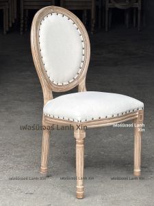 เก้าอี้ทานอาหารแบบยุโรป ไม้แท้ แบบลำลอง สำหรับการถ่ายภาพชุดแต่งงาน ร้านทำเล็บ ร้านอาหาร ร้านกาแฟ ร้านขายของที่ระลึก
