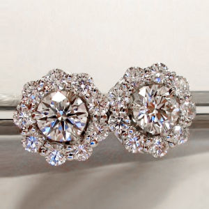 Huitan Luxury AAA Cubic Zirconia Stud Earrings For Women Elegant Accessories Daily Wearable Party Jewelry Anniversary Love Gifts