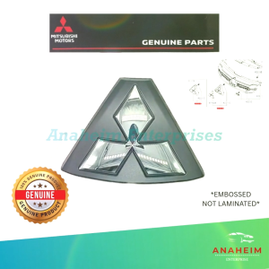 Mitsubishi Montero 2019 - 2023 Gen3.5 non FCM Grille Diamond Emblem (Embossed / Not Laminated)