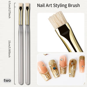RSNAIL Nail Art Brush Multifunctional Stripe Liner Brushes Modeling Water Ripple DIY Design Hard Bristle Brush Nail Art Tools