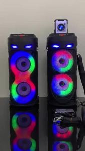 【PRO MAX BASS】Speaker Bluetooth Karaoke With Free Mic Big Size Original Super Bass Stereo Robot RGB