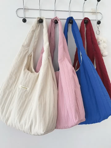 Homebox 🇸🇬 Soft cushiony sleek fabric Tote Commuter Bag Casual Shopping Bag Tote Bag