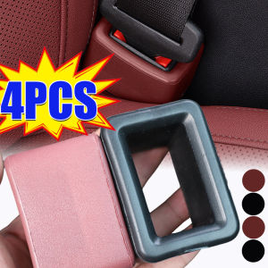 4Pcs Universal Car Seat Belt Buckle Protective Cover EVA Anti-scratch Seat Belt Button Fixing Protector Car Interior Accessories