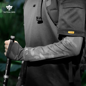 Tactical Bird Summer Ice Silk Sun Protection Sleeve Covers Loose Wide Tent Mens Driving Large Size Arm Pads Cycling Sports