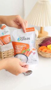 เพียวเกรน โจ๊กกึ่งสำเร็จรูป สูตรโจ๊กหลากสี (ขนาด 35 กรัม)