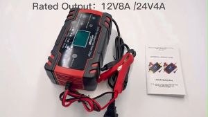 24V/12V Smart Battery Charger Pulse Repair for Car Motorcycle Truck Extend Battery Life